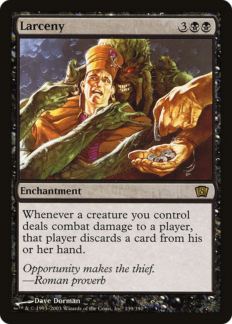 Larceny (8ED-139) - 8th Edition Foil