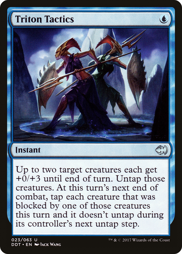 Triton Tactics (DDT-023) - Duel Decks: Merfolk vs. Goblins
