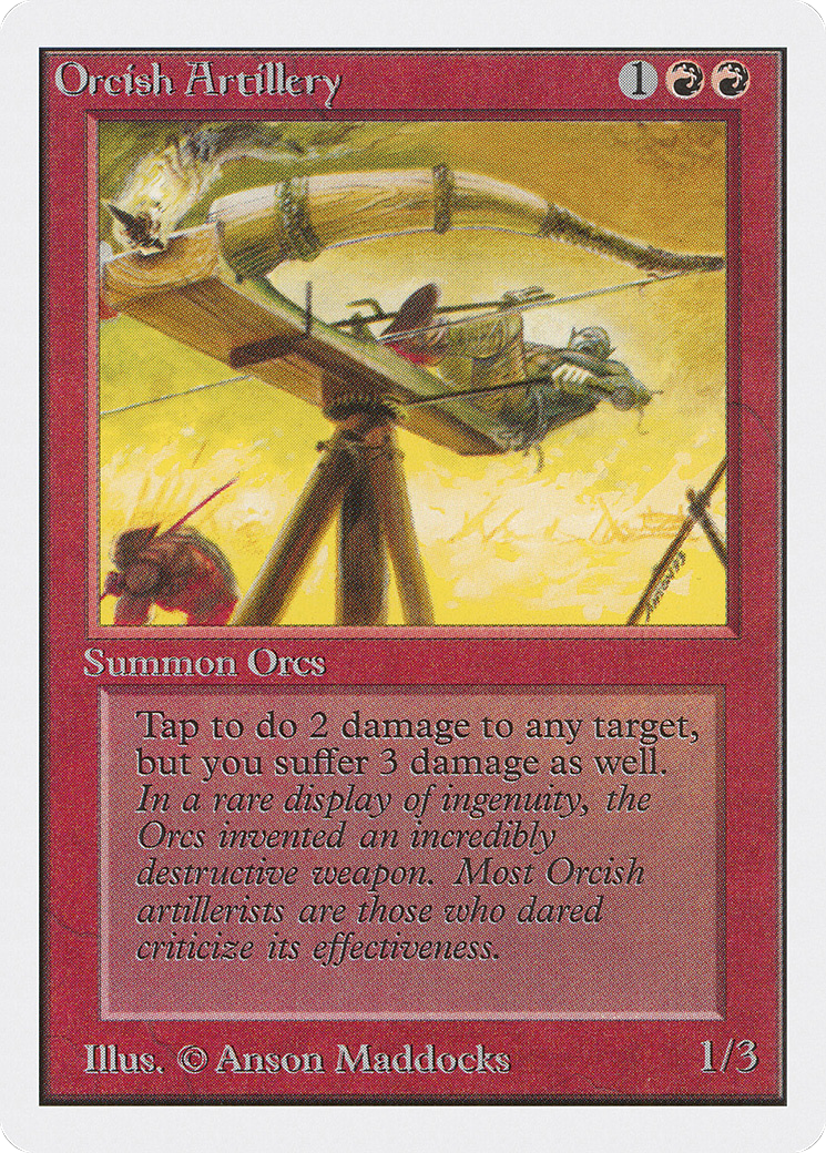 Orcish Artillery (2ED-) - Unlimited Edition