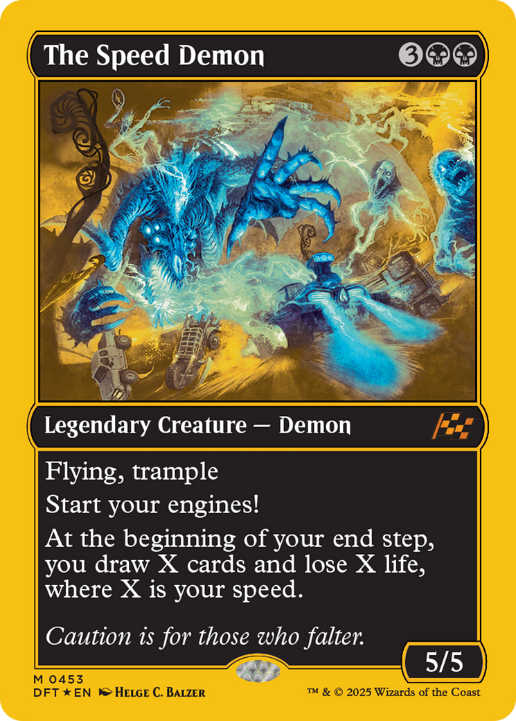 The Speed Demon (First-Place Foil) (DFT-453) - Aetherdrift Foil