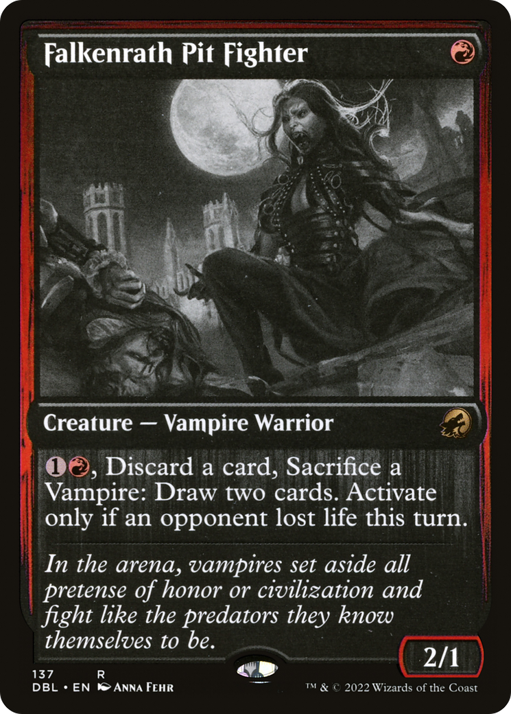 Falkenrath Pit Fighter (DBL-137) - Innistrad: Double Feature Foil