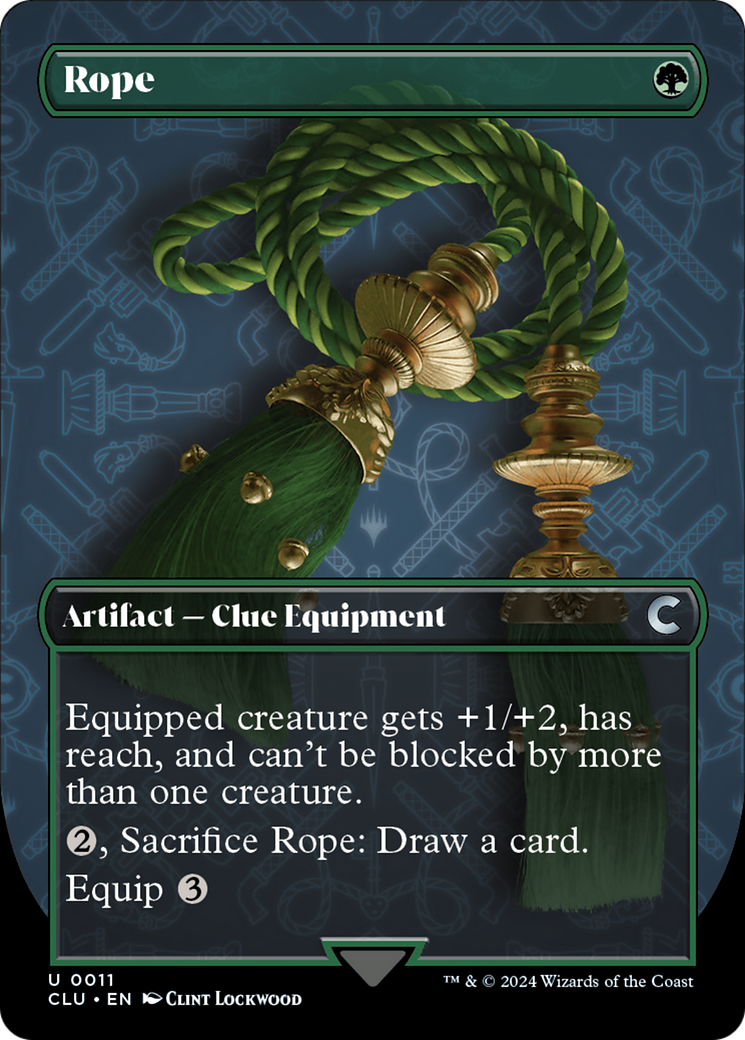 Rope (Borderless) (CLU-011) - Ravnica: Clue Edition (Borderless)