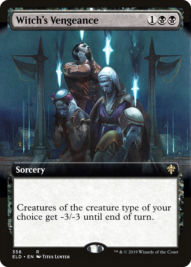 Witch's Vengeance (Extended Art) (ELD-358) - Throne of Eldraine: (Extended Art) Foil