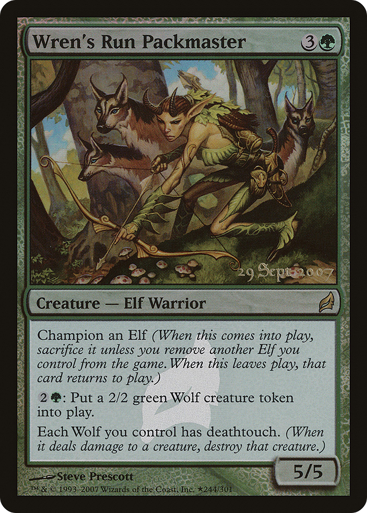 Wren's Run Packmaster (PRE-244) - Lorwyn Promos Foil