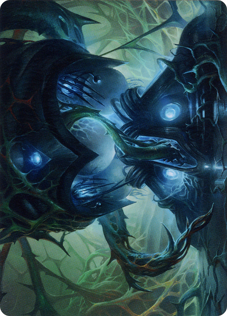 Expand the Sphere // Expand the Sphere (AONE-038) - Phyrexia: All Will Be One Art Series (Borderless) Foil