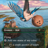 African Swallow - Birds of Paradise (SLD-1675) - Secret Lair Drop / African Swallow (Borderless)