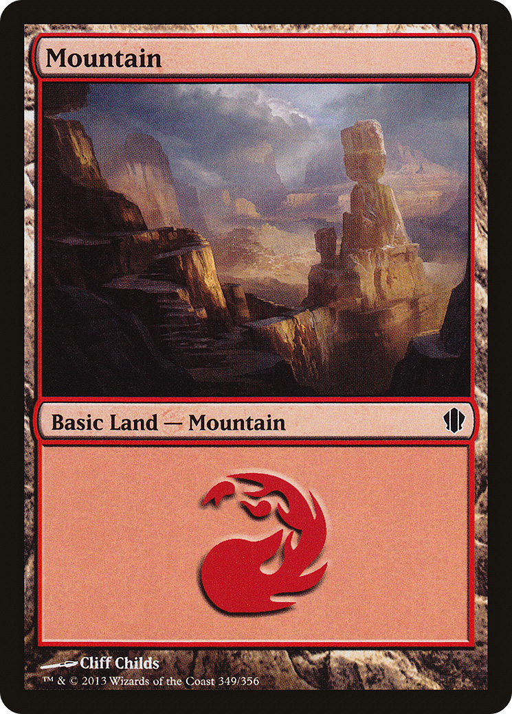 Mountain (349) (C13-349) - Commander 2013