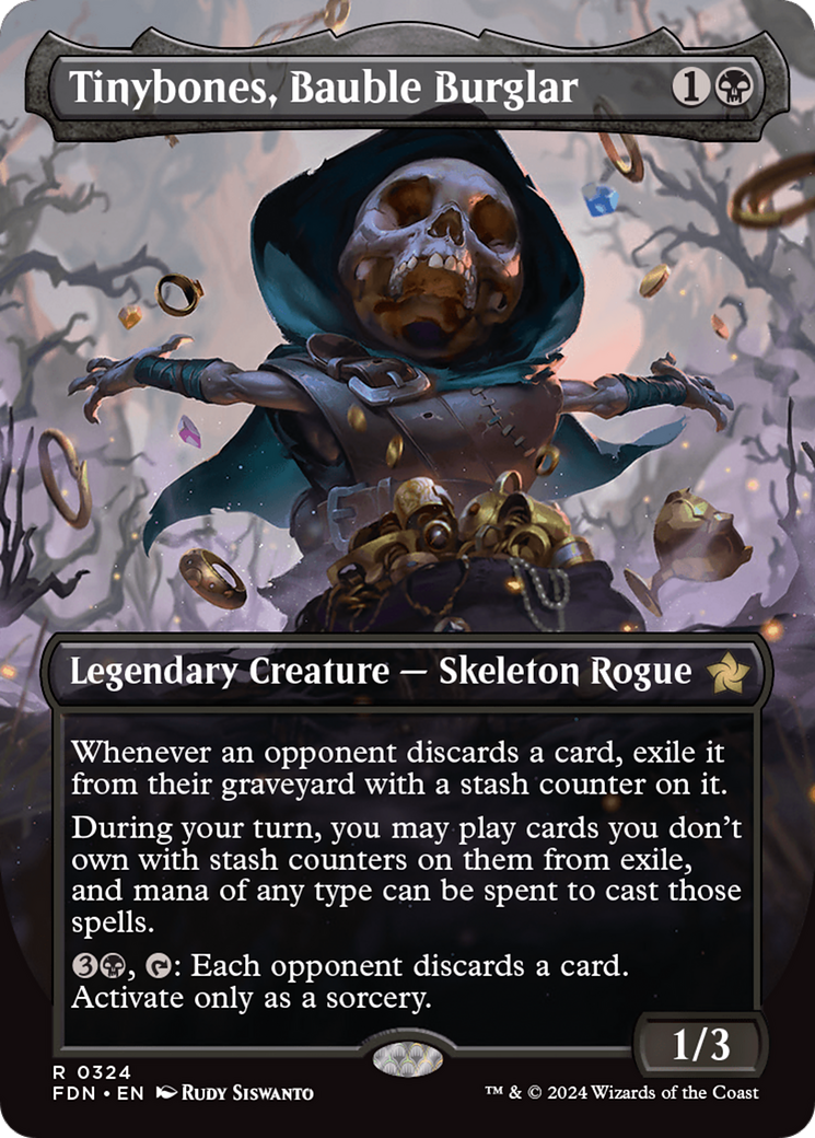 Tinybones, Bauble Burglar (Borderless) (FDN-324) - Foundations (Borderless) Foil