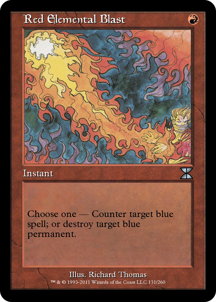 Red Elemental Blast (ME4-131) - Masters Edition IV Foil