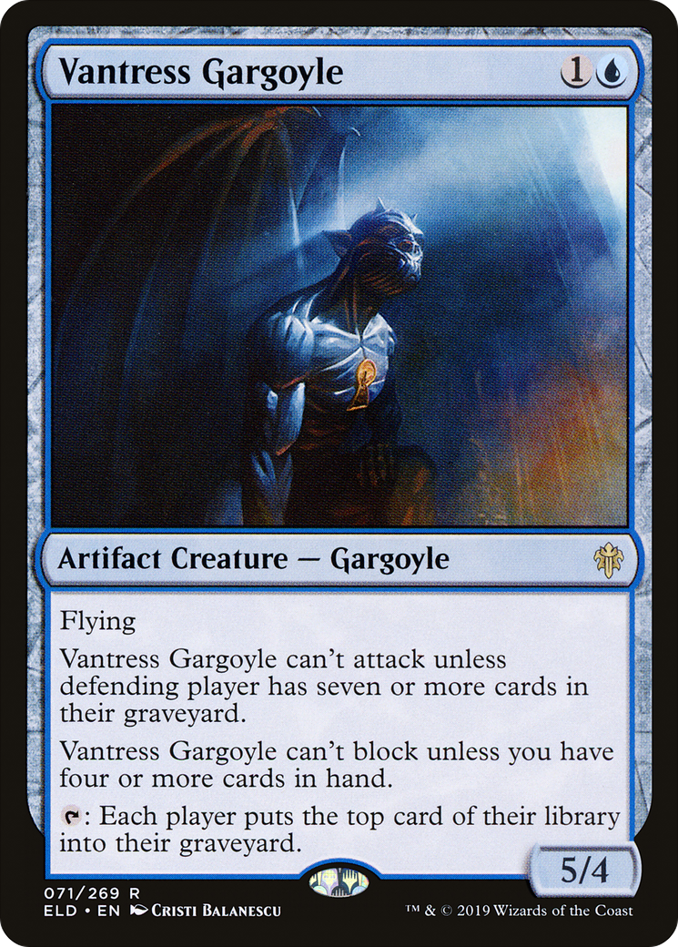 Vantress Gargoyle (ELD-071) - Throne of Eldraine Foil