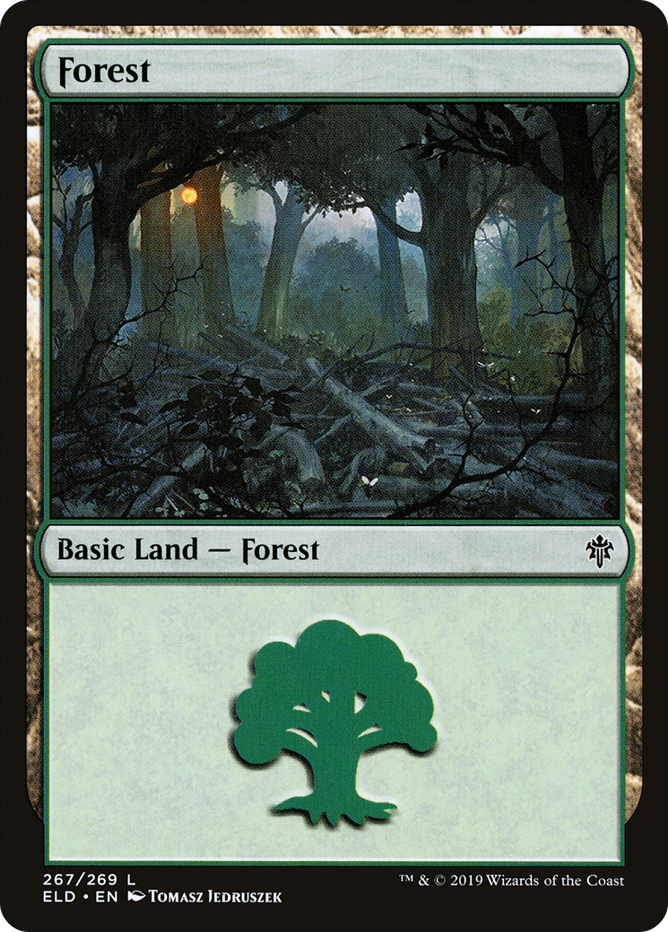 Forest (267) (ELD-267) - Throne of Eldraine Foil
