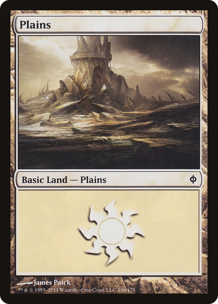 Plains (166) (NPH-166) - New Phyrexia Foil
