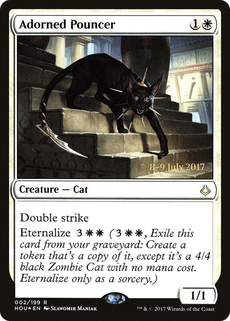Adorned Pouncer (PRE-002) - Hour of Devastation Promos Foil