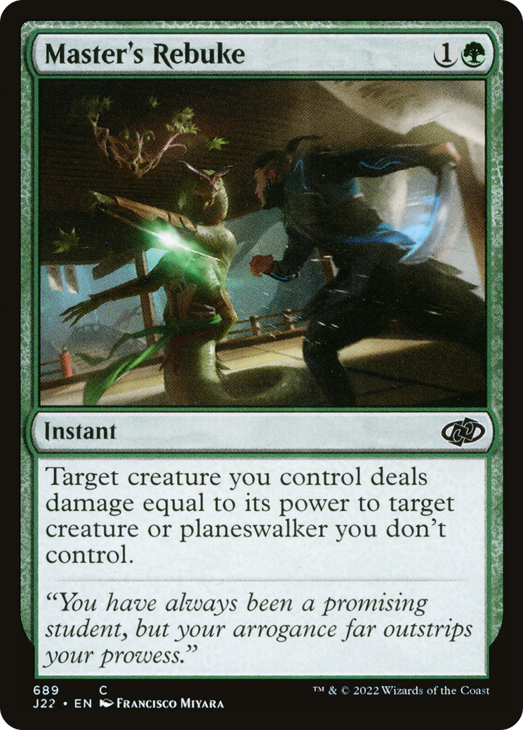 Master's Rebuke (J22-689) - Jumpstart 2022