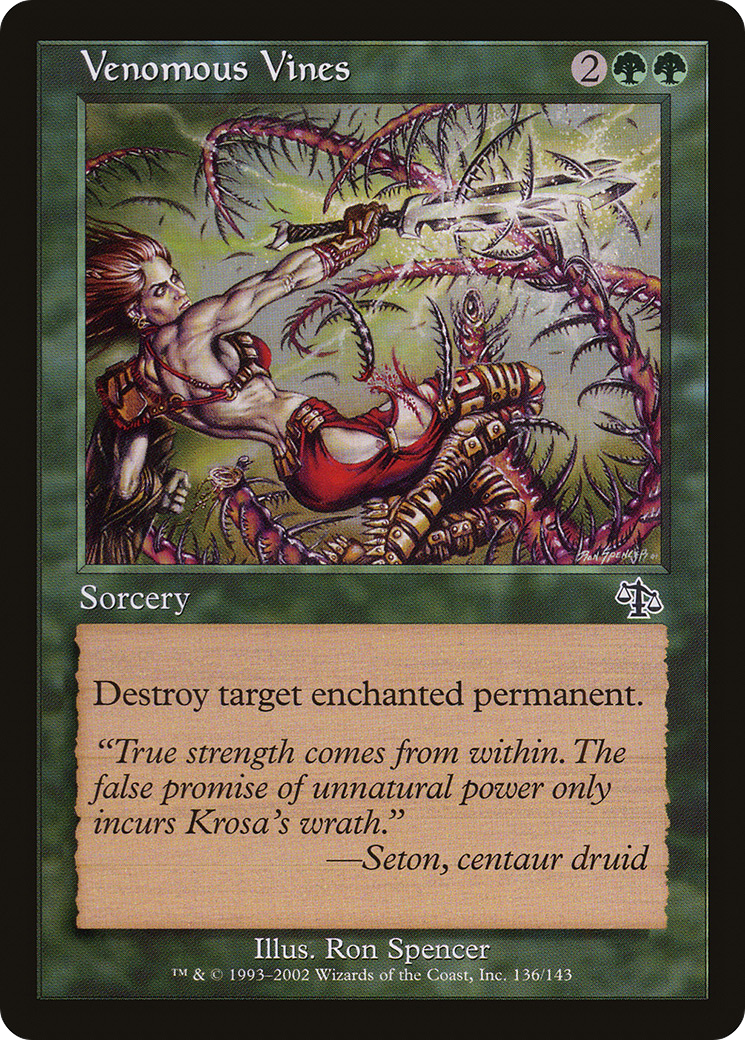 Venomous Vines (JUD-136) - Judgment Foil