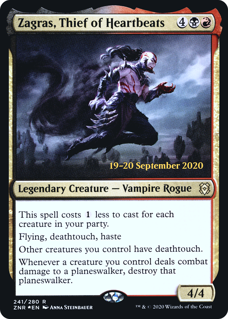 Zagras, Thief of Heartbeats (PRE-241) - Zendikar Rising Promos Foil