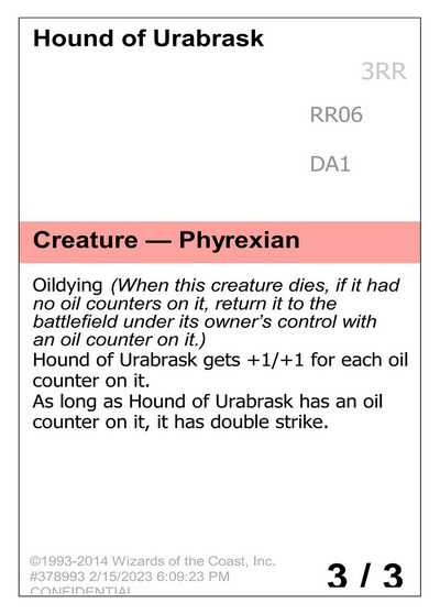 Hound of Urabrask (UNK-RR06) - Unknown Event