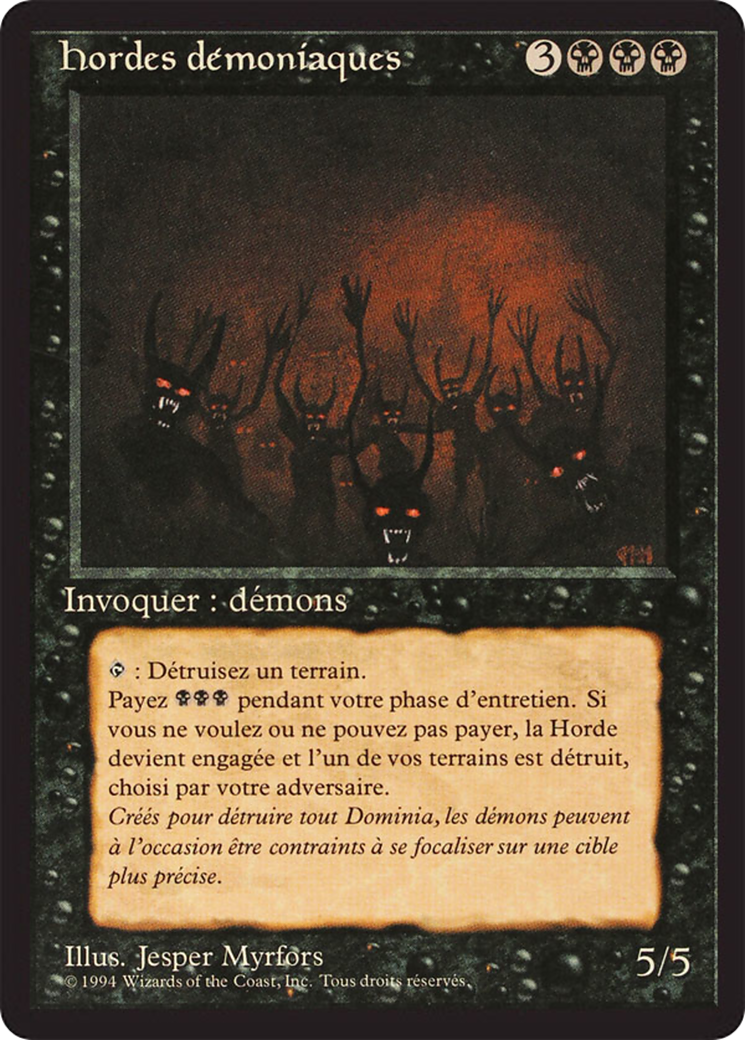 Demonic Hordes (FBB-) - Foreign Black Border