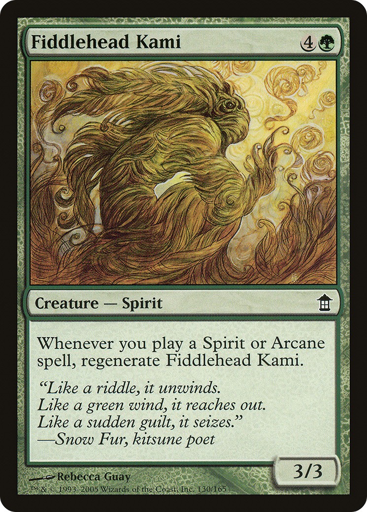 Fiddlehead Kami (SOK-130) - Saviors of Kamigawa Foil