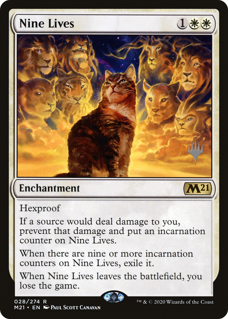 Nine Lives (PPM21-028) - Core Set 2021 Promos Foil