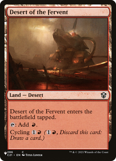 Desert of the Fervent (LIST-286/081) - The List