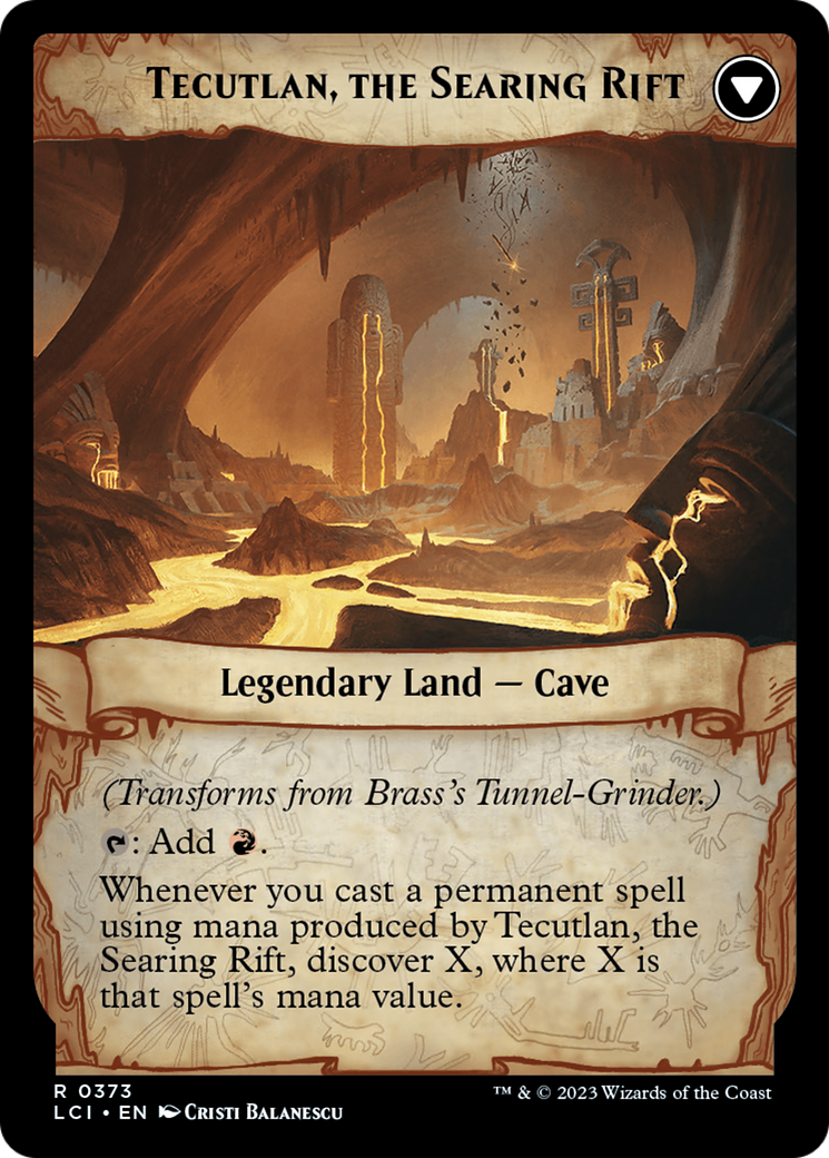 Brass's Tunnel-Grinder (Extended Art) (LCI-373) - The Lost Caverns of Ixalan: (Extended Art)