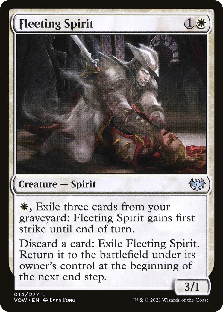 Fleeting Spirit (VOW-014) - Innistrad: Crimson Vow
