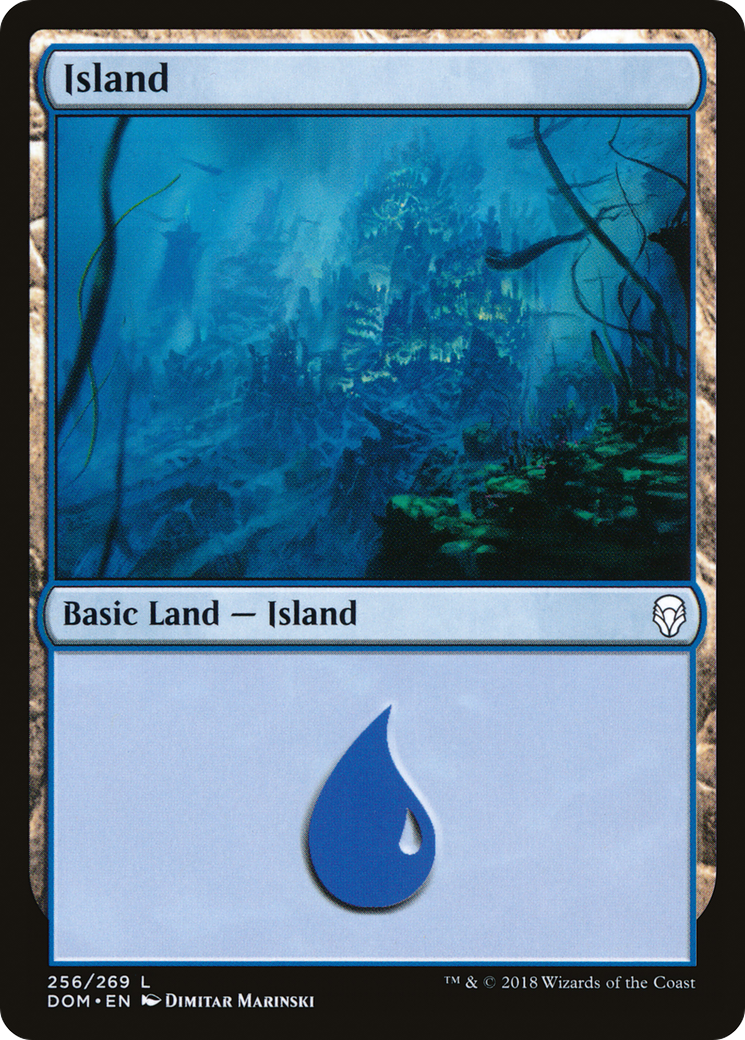 Island (256) (DOM-256) - Dominaria Foil