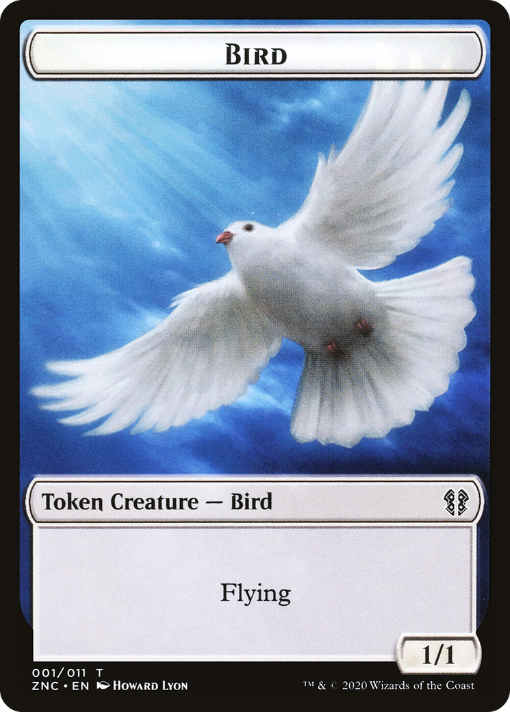 Bird (TZNC-001) - Zendikar Rising Commander Tokens