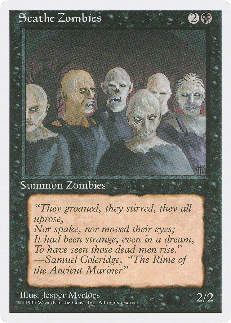 Scathe Zombies (4ED-) - Fourth Edition