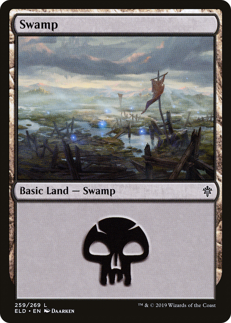 Swamp (259) (ELD-259) - Throne of Eldraine