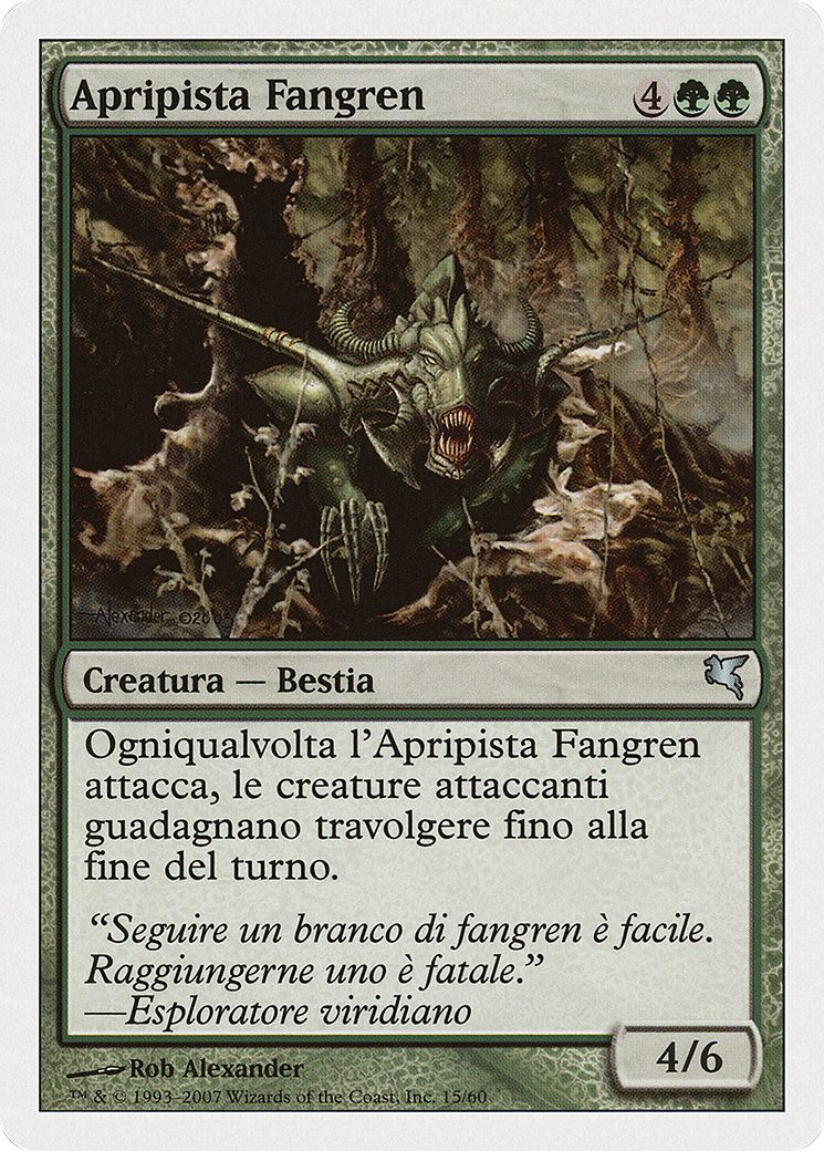 Fangren Pathcutter (Italian) - "Apripista Fangren" (K15) (PSAL-K15) - Salvat 2005