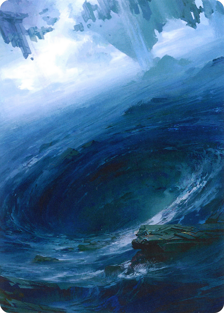 Island // Island (AZNR-012) - Zendikar Rising Art Series (Borderless) Foil