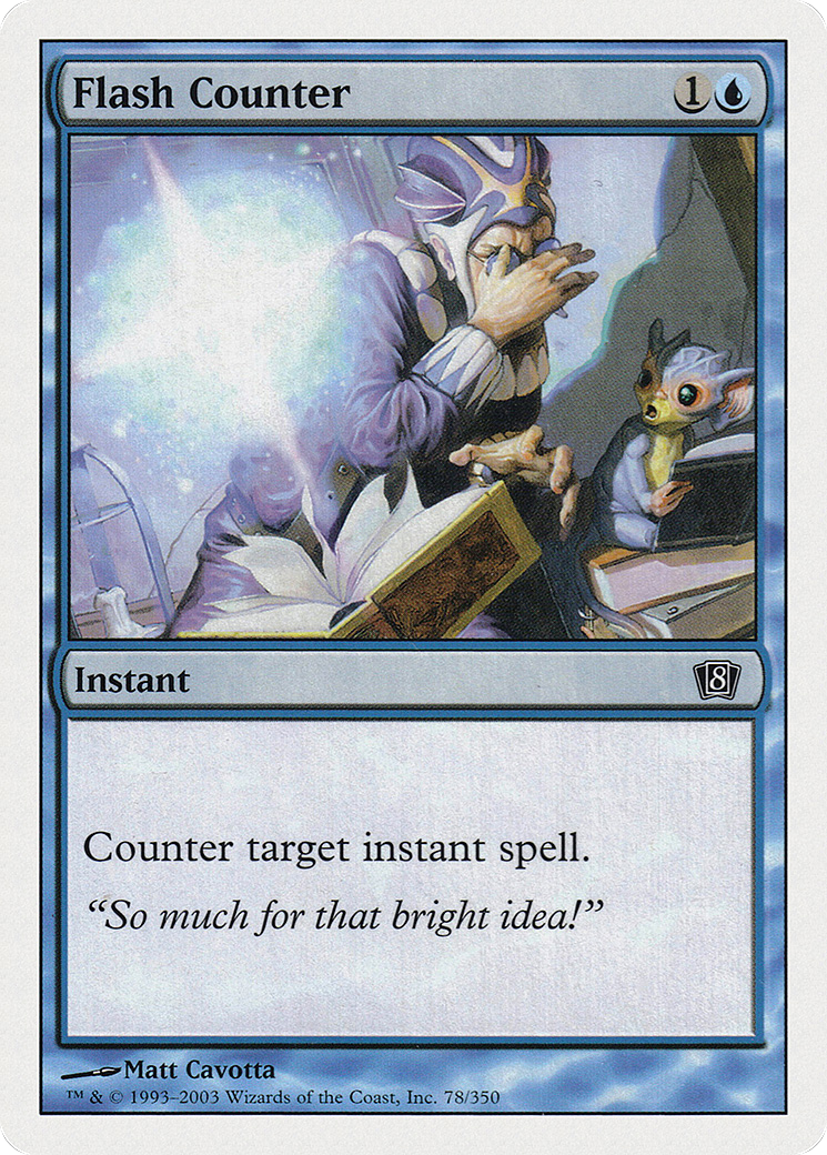 Flash Counter (8ED-078) - 8th Edition Foil