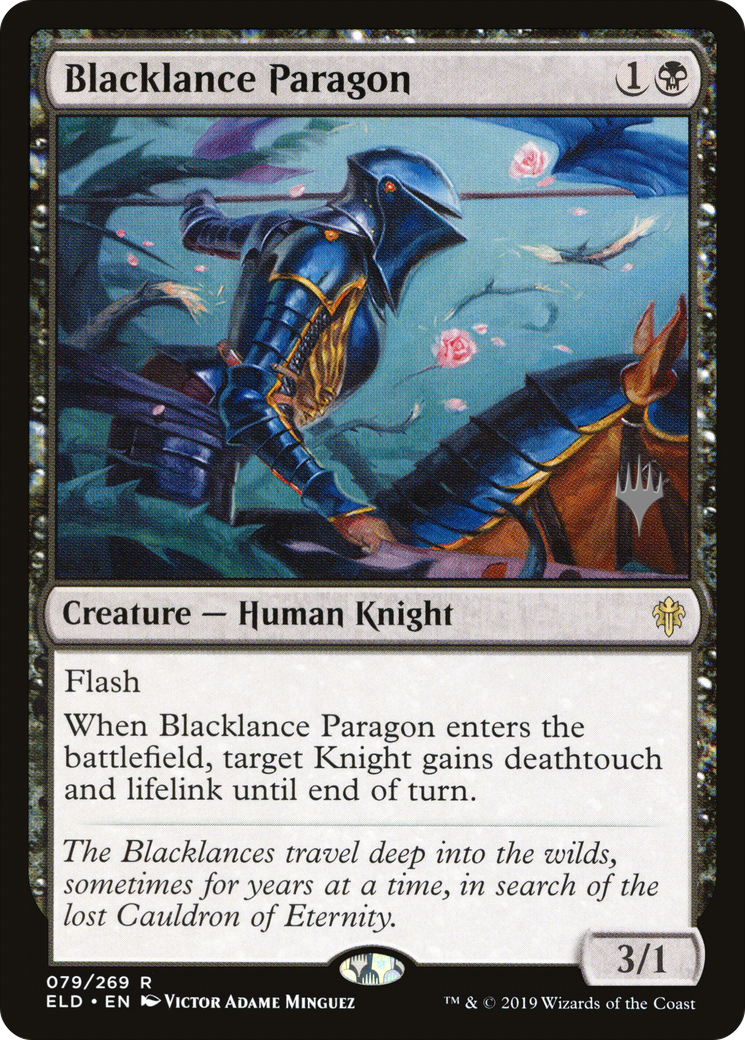 Blacklance Paragon (PPELD-79P) - Throne of Eldraine Promos