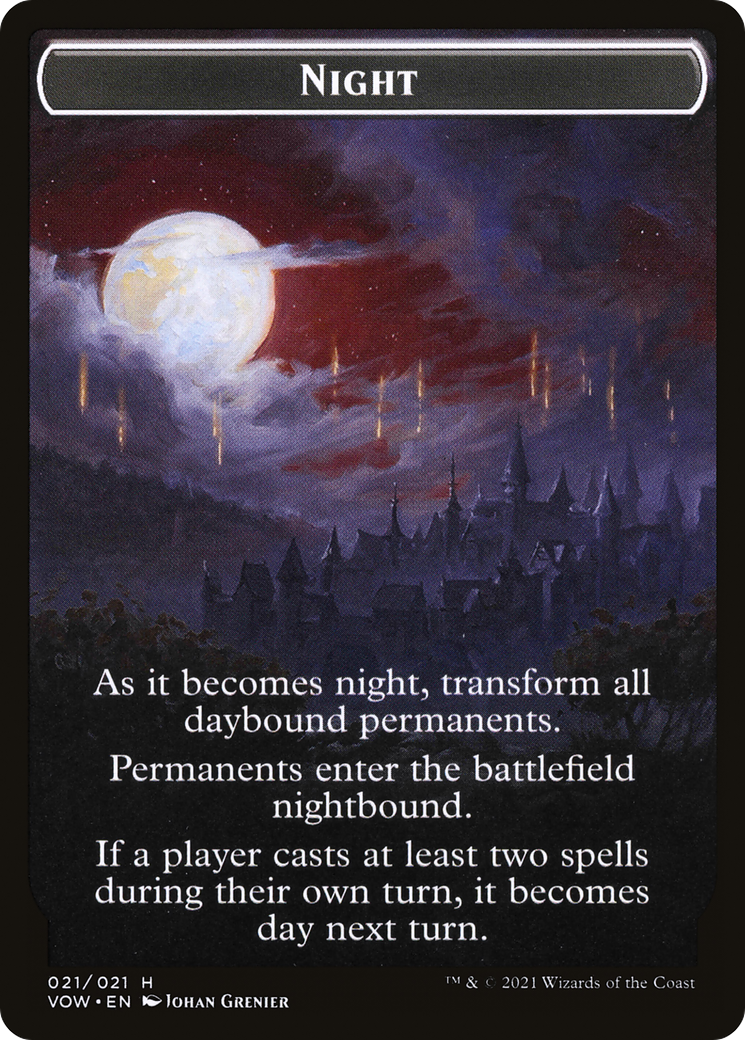 Day // Night (TVOW-021) - Innistrad: Crimson Vow Tokens