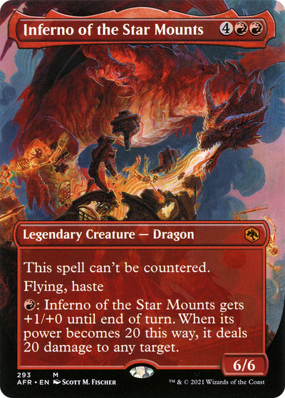 Inferno of the Star Mounts (Borderless) (AFR-293) - Adventures in the Forgotten Realms (Borderless)