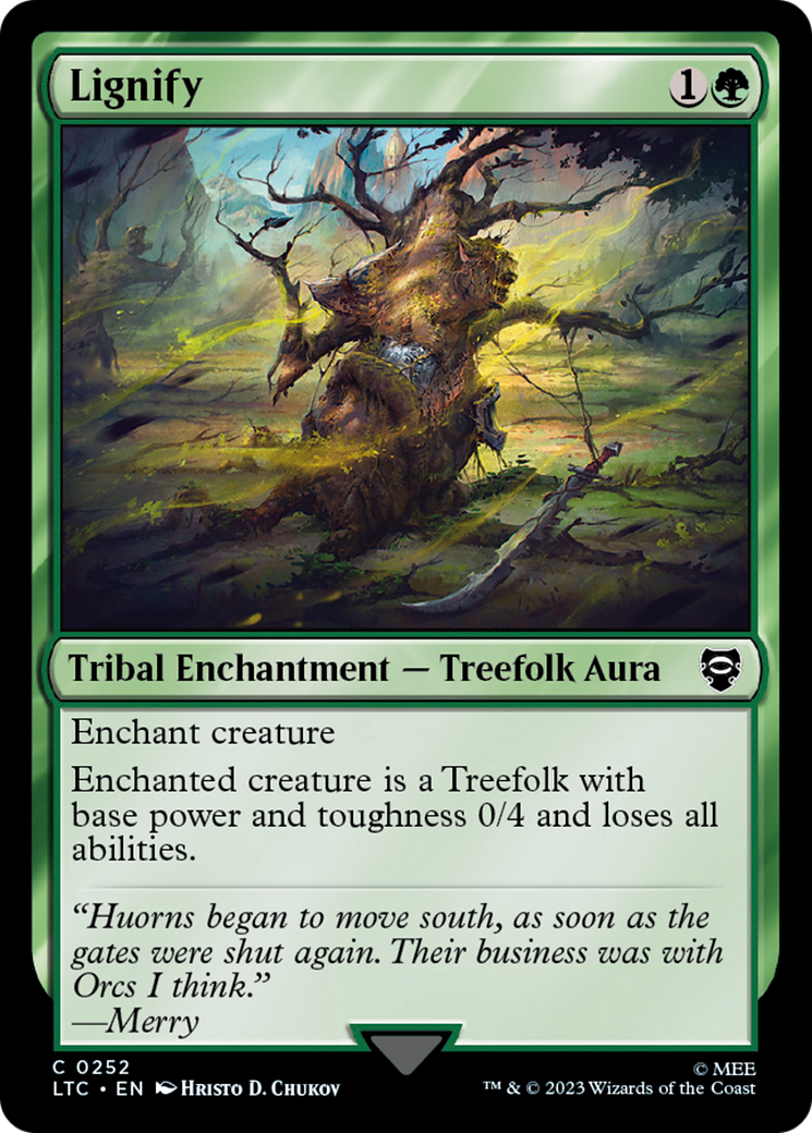 Lignify (LTC-252) - Tales of Middle-earth Commander