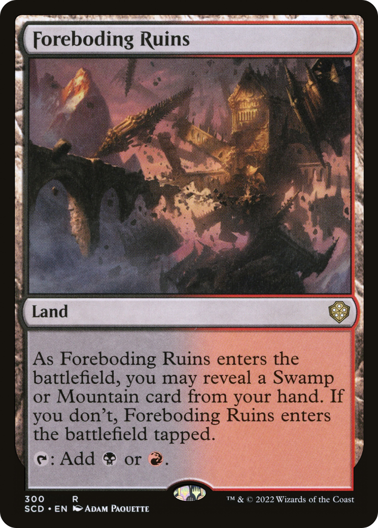 Foreboding Ruins (SCD-300) - Starter Commander Decks