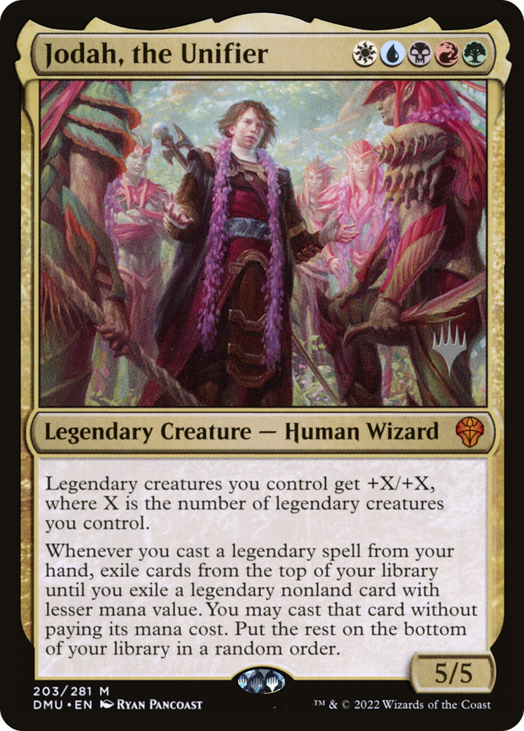 Jodah, the Unifier (PPDMU-203) - Dominaria United Promos Foil