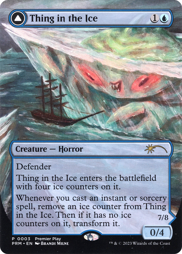 Thing in the Ice (PTP-003) - Regional Championship Qualifiers 2023 (Borderless)