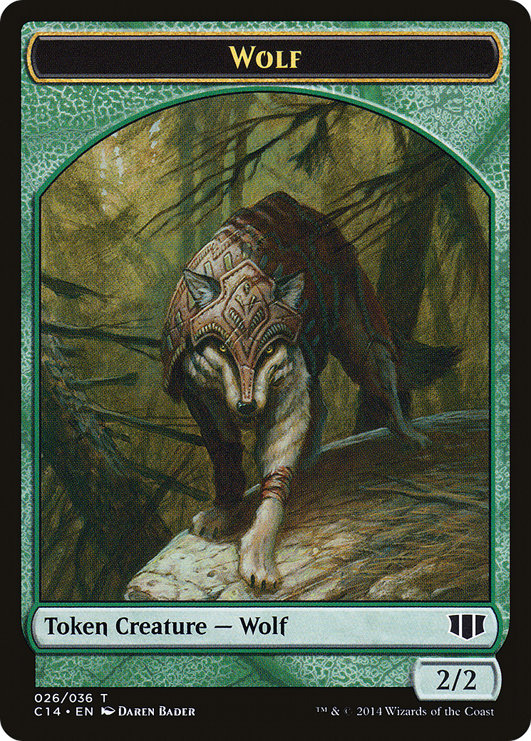 Wolf (TC14-026) - Commander 2014 Tokens