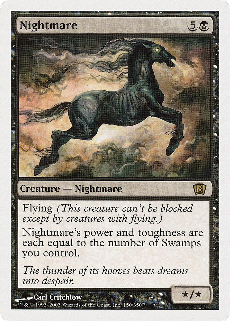 Nightmare (8ED-150) - 8th Edition Foil