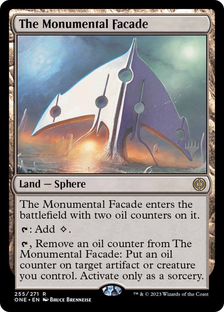 The Monumental Facade (PPONE-255) - Phyrexia: All Will Be One Promos Foil