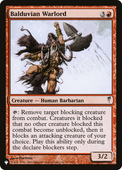 Balduvian Warlord (LIST-77/155) - The List