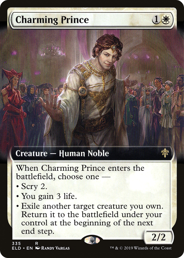Charming Prince (Extended Art) (ELD-335) - Throne of Eldraine: (Extended Art) Foil