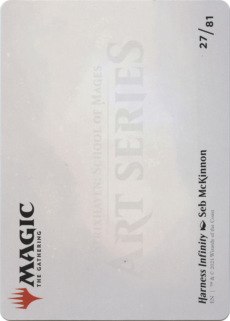 Harness Infinity // Harness Infinity (ASTX-027) - Strixhaven Art Series (Borderless) Foil
