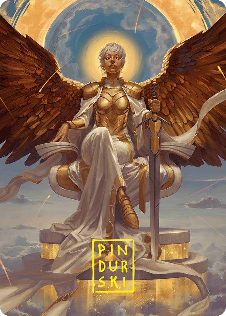 Herald of Eternal Dawn // Herald of Eternal Dawn (AFDN-027) - Foundations Art Series (Borderless) Foil