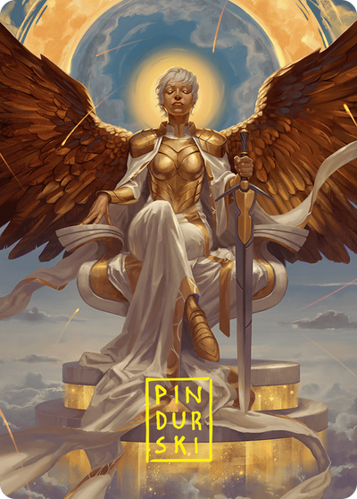 Herald of Eternal Dawn // Herald of Eternal Dawn (AFDN-027) - Foundations Art Series (Borderless) Foil