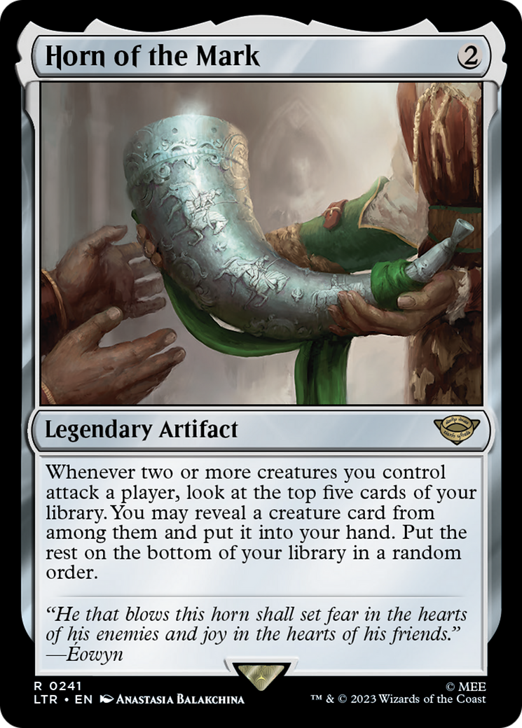 Horn of the Mark (LTR-241) - The Lord of the Rings: Tales of Middle-earth Foil